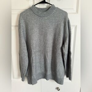 H&M Men's Crewneck Sweater - Light Blue/Gray